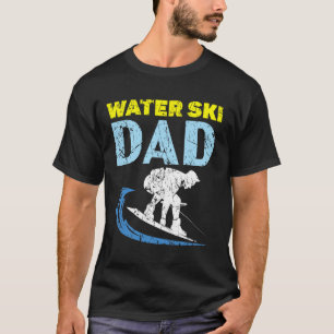 Camiseta Pai de Esqui Aquático Esqui Aquático Melhor Papai