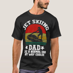 Camiseta Pai de esqui de jato como um Pai normal, mas muito