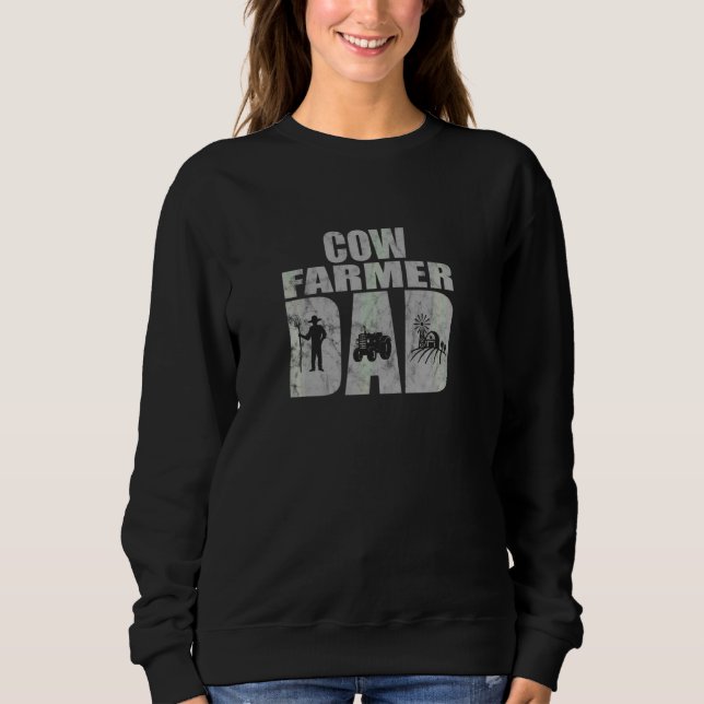 Camiseta Pai de fazendeiro de vacas (Frente)