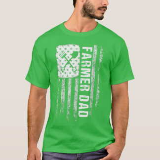 Camiseta Pai de fazendeiros aflora Pavilhão Americano