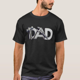 Camiseta PAI de ferramentas do Design dia de os pais