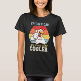 Camiseta Pai de Frango Como Um Pai Regular Agricultor Avicu