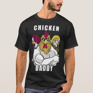 Camiseta Pai de frango Hühner Vater Landwirt Geflügelzüchte