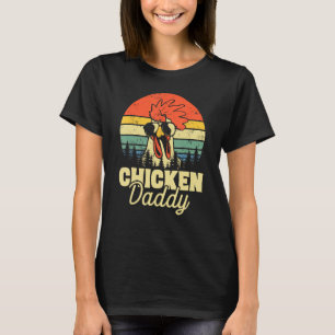 Camiseta Pai de frango para galinhas - Pai retrógrado