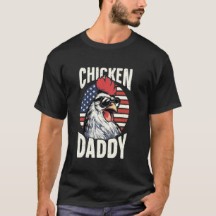 Camiseta Pai de Frango Patriota - Galinheiro Galo Americano