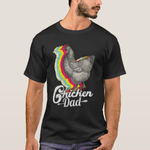 Camiseta Pai de Frango Vintage Retro 70s Silhueta de Frango