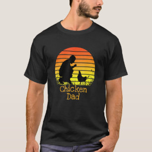 Camiseta Pai de Frango Vintage Retro Pôr do Sol Criador de
