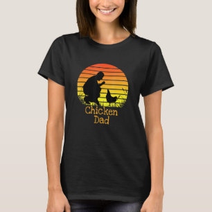 Camiseta Pai de Frango Vintage Retro Pôr do Sol Criador de