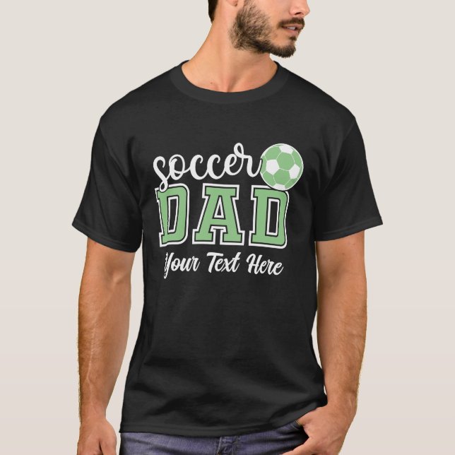 Camiseta Pai de futebol personalizado (Frente)