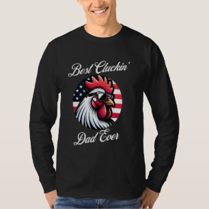 Camiseta Pai de galo Pai de galinha de fazendeiro Engraçado