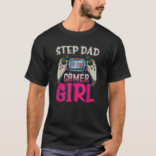 Camiseta Pai de Gamer Girl Matching Birthday Gamer
