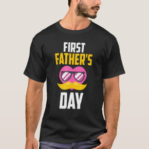 Camiseta Pai De Garrafa De Bebê Do Primeiro Dia de os pais
