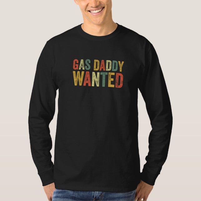Camiseta Pai de gás queria preços engraçados da gasolina Pi (Frente)