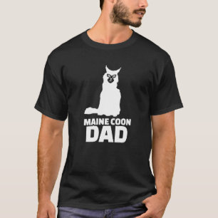 Camiseta Pai de Gata Maine Coon