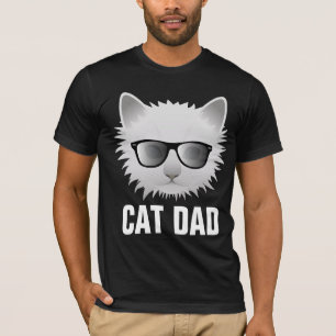 CAMISETA PAI DE GATO, CAMISAS-T DE GATO ENGRAÇADAS