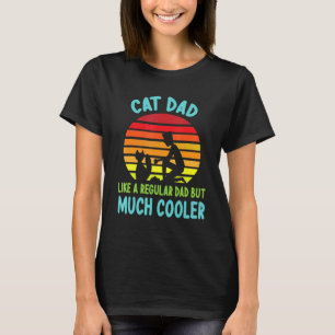 Camiseta Pai de Gato Como Um Pai Regular Mas Muito Mais Leg