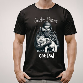 Camiseta Pai de Gato de Scuba Diving