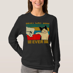 Camiseta Pai De Gato De Vintage Melhor Fatia De Pai De Gato