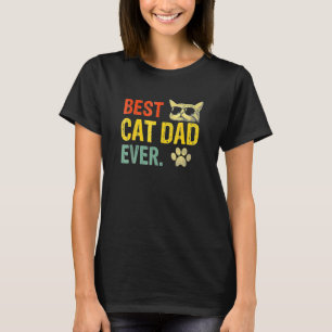 Camiseta Pai De Gato De Vintage Melhor Pai De Gato