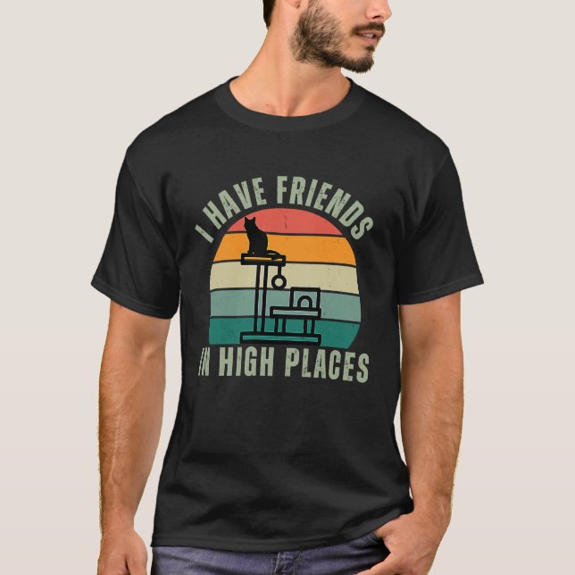 Camiseta Pai de gato e design de nicho de Cat Mãe (Frente)