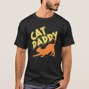 Camiseta Pai de gato! Grafite Engraçado De Arte Na Rua Spra