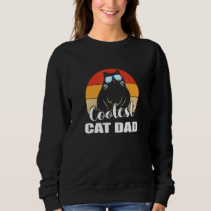 Camiseta Pai De Gato Mais Fresco Com Óculos De Sol Orgulhos