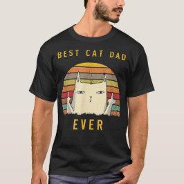 Camiseta Pai De Gato Mais Simples De Gato De Gato De Gato E