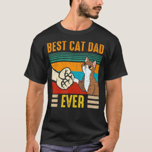 Camiseta Pai De Gato Melhor Dia de os pais De Gato De  Algu