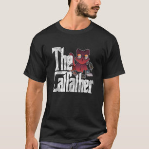 Camiseta Pai De Gato O Caos Louco De Catão Gatinho Pai