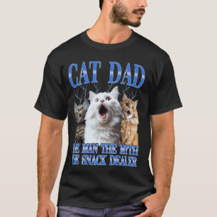 Camiseta Pai de Gato O Homem O Mito O Distribuidor de Lanch