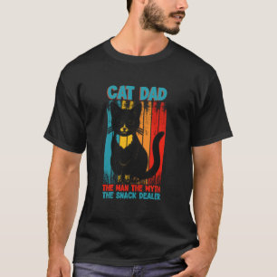 Camiseta Pai de Gato O Homem O Mito O Negociador de Lanche