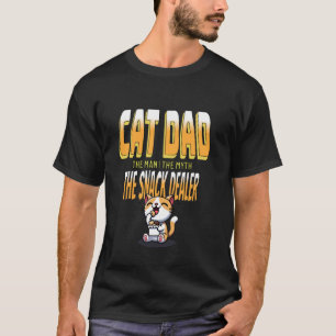 Camiseta Pai de Gato O Homem O Mito O Negociante de Lanche