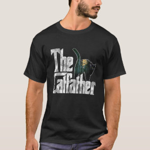 Camiseta Pai De Gato O Pai Gatinho De Gato Louco De Catão
