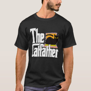 Camiseta Pai De Gato O Pai Gatinho De Gato Louco De Catão