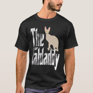 Camiseta Pai De Gato O Pai Gatinho De Gato Louco De Catão