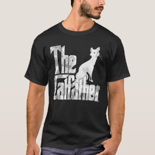 Camiseta Pai De Gato O Pai Gatinho De Gato Louco De Catão
