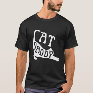 Camiseta Pai de Gato Pai Divertido Pai Simples Minimalista