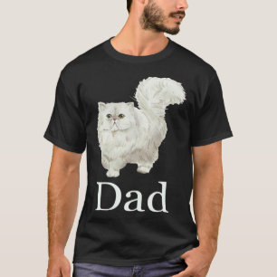 Camiseta Pai de Gato Persa Gato Persa Gordo