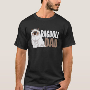 Camiseta Pai de Gato Ragdoll  Dono de Gato