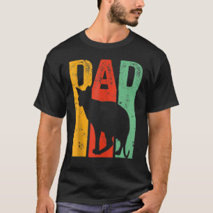 Camiseta Pai de Gato Sphynx Melhor Vintage Style