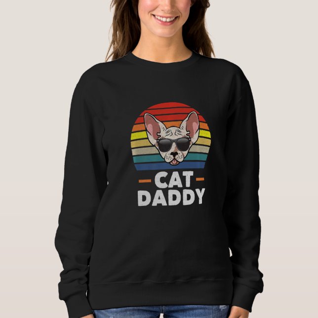 Camiseta Pai de Gato Sphynx para Gatos (Frente)