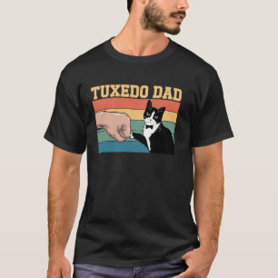 Camiseta Pai de Gato Tuxedo Amante de Gato Tuxedo