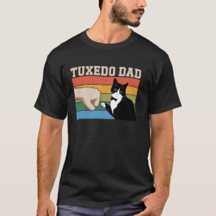 Camiseta Pai de Gato Tuxedo Amante de Gato Tuxedo