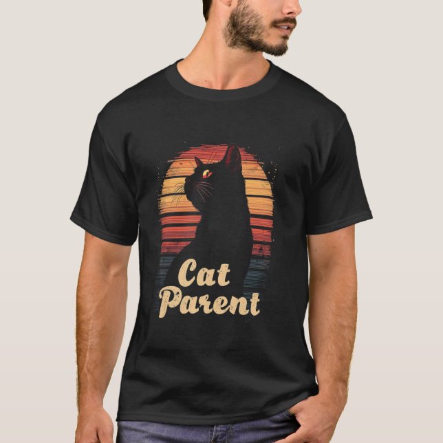 Camiseta Pai de Gato Vintage (Frente)