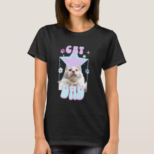 Camiseta Pai de Gato Y2K Estética Harajuku Dono de Peludo
