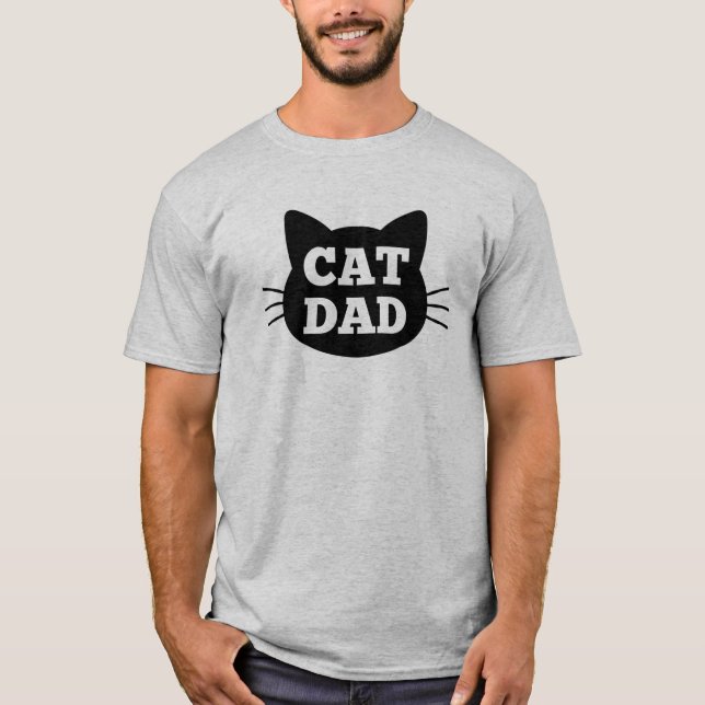 Camiseta Pai de gatos (Frente)