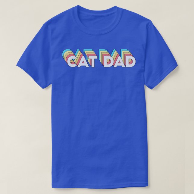 Camiseta Pai de gatos (Frente do Design)
