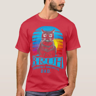 Camiseta Pai de gatos Dia de os pais Design Aniversário Mel