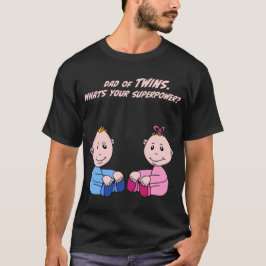 Camiseta Pai de gêmeos