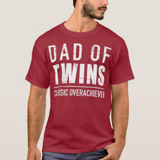 Camiseta Pai de gêmeos clássicos superávies